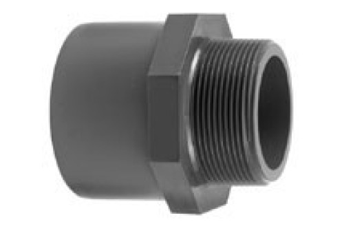 Adaptor nipple 10/16 X 1/4" Hex.